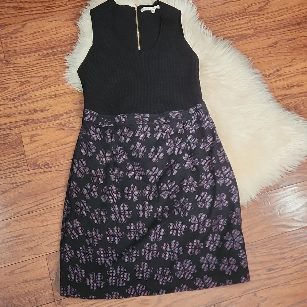 Rachel Roy Ribbed Sleeveless Mod Midi Dress
